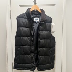 Old Navy Men’s Vest – Black, Size Small